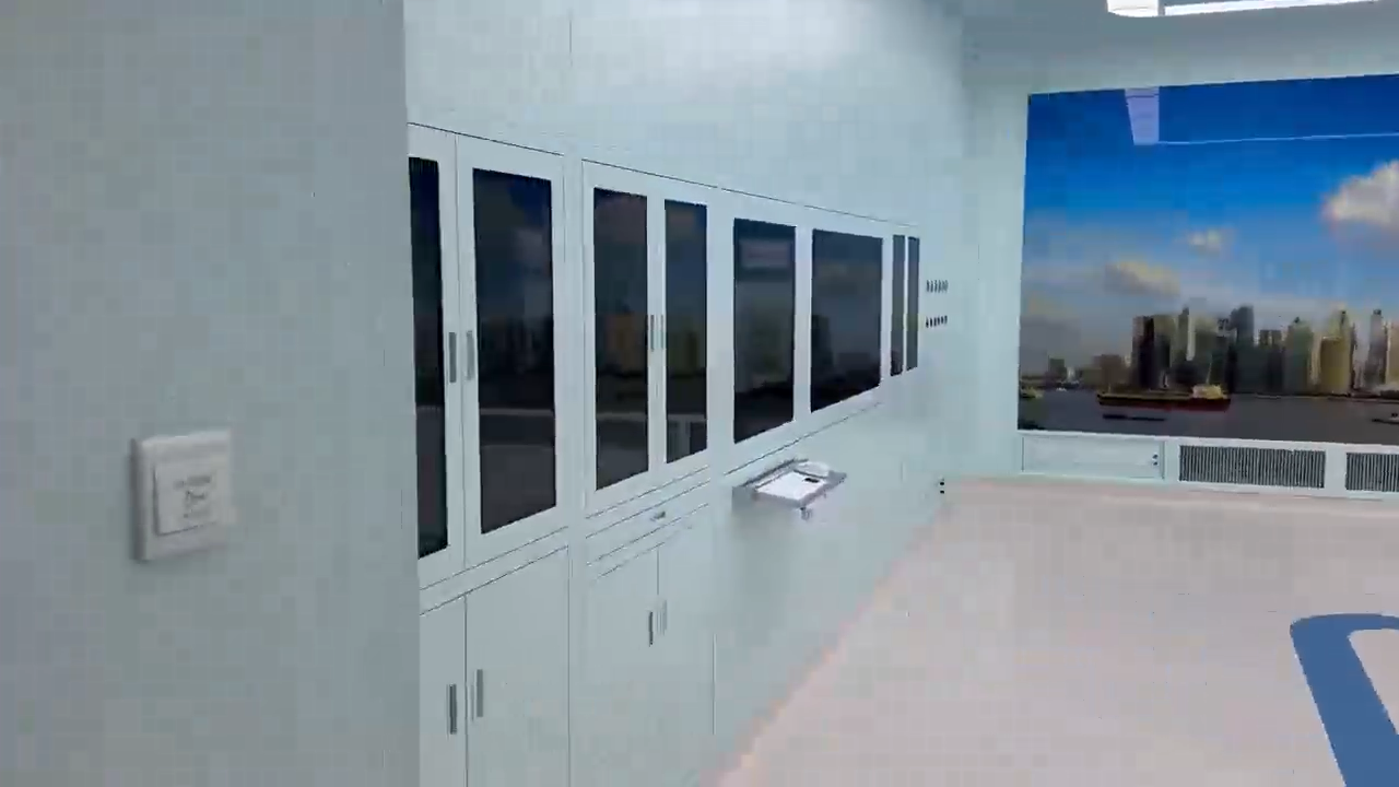 Prefabricated hospital wall panel system with integrated storage and service interfaces